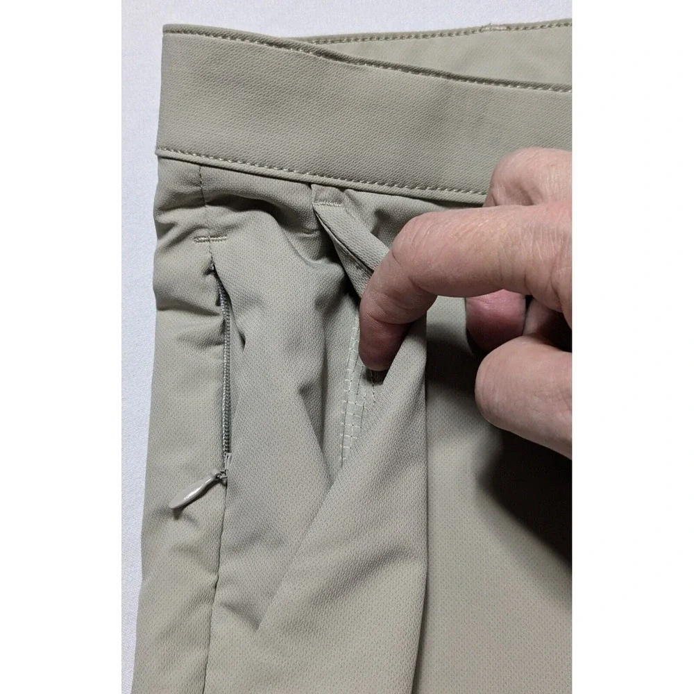 BANANA REPUBLIC Khaki Flat Front Performance Chino Pants - Men 40X30‎ EUC